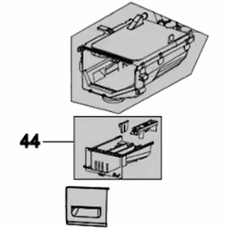Boîte à produits pour lave-linge THOMSON, CONTINENTAL EDISON 159A24 Appareils compatibles : [MACHINE À LAVER, LAVE-LINGE CONT ...