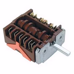 Commutateur électrique compatible pour four, cuisinière CANDY, HOOVER, ROSIERES, IBERNA, ZEROWATT 42814656, 46.25866.521 Appa ...
