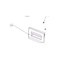 Façade boite à produits pour Lave-linge BEKO 1912504155 Appareils compatibles : [MACHINE À LAVER, LAVE-LINGE BEKO: ] UWM7014R ...