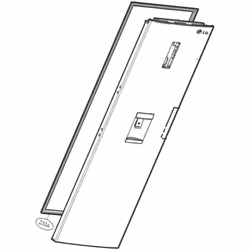 Joint de porte ( partie réfrigérateur ) pour Réfrigérateur, congélateur LG ADX73591425 Appareils compatibles : [FRIGO, RÉFRIG ...
