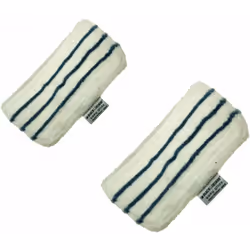 Lot de 2 patins serpillière pour Nettoyeur vapeur BLACK ET DECKER 090585868 Appareils compatibles : BB4353544