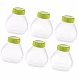 Lot de 6 bouteilles pour yaourt à boire pour Yaourtière SEB XF102032 Appareils compatibles : BB4350495