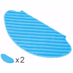 Serpillères bleues x2 pour Aspirateur robot ROWENTA ZR690202 Appareils compatibles : [ASPIRATEUR ROBOT ROWENTA: ] RG6825WH/NS ...