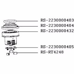 Amortisseur arrière (repère RS-RT4248) pour Aspirateur ROWENTA, TEFAL RS-RT4248 Appareils compatibles : [ASPIRATEUR ROWENTA: ...