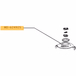 Bague verrou pour Cafetière, Expresso KRUPS MS-624925 Appareils compatibles : [CAFETIÈRE, MACHINE À CAFÉ KRUPS: ] NESPRESSO V ...