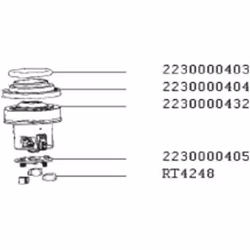 Entretoise moteur (repère 2230000405) pour Aspirateur ROWENTA, TEFAL RS-2230000405 Appareils compatibles : [ASPIRATEUR ROWENT ...