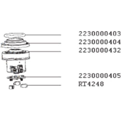 Entretoise moteur (repère 2230000405)