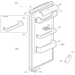 Balconnet 440x95x50 mm (4807081000) Réfrigérateur, congélateur BEKO