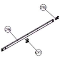 Coulissant guide supérieur panier (repère 297) pour lave-vaisselle ASKO, GORENJE, PELGRIM, CYLINDA, ATAG 476782 Appareils com ...