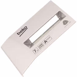 Facade de tiroir pour lave-linge BEKO 2828115062 Appareils compatibles : [MACHINE À LAVER, LAVE-LINGE BEKO: ] WMB71436S BB435 ...