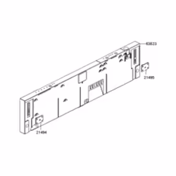 Cache (repère 21494) pour lave-vaisselle ASKO, GORENJE 455098 Appareils compatibles : [LAVE-VAISSELLE GORENJE: ] GV61124-04 B ...