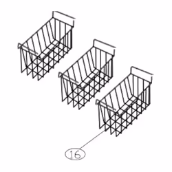 Panier (repère 16) pour Réfrigérateur, congélateur HAIER 00701116514, 70035312 Appareils compatibles : [FRIGO, RÉFRIGÉRATEUR, ...