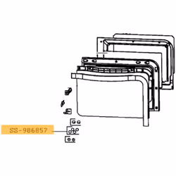 Lot de 4 rondelles en silicone pour Four, cuisinière SEB SS-986857 Appareils compatibles : [FOUR, CUISINIÈRE SEB: ] OF281811/ ...