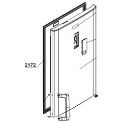 Beko - Joint de porte réfrigérateur (repère 2172)