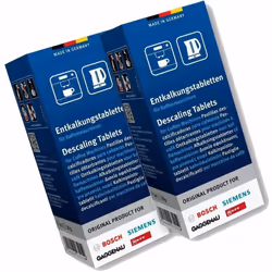 Lot de 2 boites de 6 pastilles détartrantes TASSIMO d'origine pour Accessoires et entretien BOSCH, SIEMENS, NEFF 00311556, 00 ...