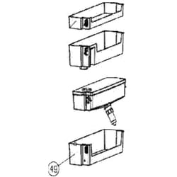 Balconnet bouteilles (repère 49)
