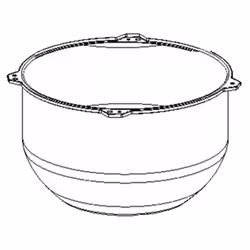 Contre cuve pour Cuiseur vapeur MOULINEX, TEFAL SS-995418 Appareils compatibles : [CUISEUR VAPEUR TEFAL: ] RK815832/79A, RK81 ...