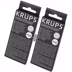 Lot de 2 boites de pastilles nettoyantes pour cafetière, Expresso KRUPS, ROWENTA, MAGIMIX Programme de nettoyage à lancer env ...