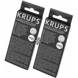 Krups - Lot de 2 boites de pastilles nettoyantes (XS300010) Accessoires et entretien magimix, rowenta, seb