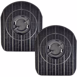 Lot de 2 filtres à charbon TYPE 200 200 x 180 x 28 mm compatible pour Hotte WHIRLPOOL, ARISTON HOTPOINT, BAUKNECHT, IKEA, IKE ...