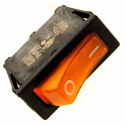 Interrupteur orange 3 cosses pour Réfrigérateur, congélateur DOMETIC 292627520 Appareils compatibles : [RÉFRIGÉRATEUR, CONGÉL ...