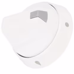 Manette blanche pour Four, cuisinière AMICA 9042976, 36050010 Appareils compatibles : [FOUR, CUISINIÈRE ESSENTIEL B: ] ECM602 ...