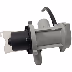 Pompe de vidange avec moteur pour lave linge et lave vaisselle LG Pompe de vidange complète avec moteur, corps de pompe et fi ...