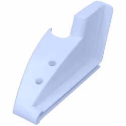 Equerre de fixation gauche compatible vitre porte bouteilles pour réfrigérateur LIEBHERR 113 x 58 x 37 mm 7436004, 9193353 Ap ...