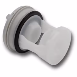 Bouchon de filtre compatible pour Lave-linge SHARP, BELLAVITA, CONTINENTAL EDISON, PROLINE, FAR, OCEANIC, AYA, DAEWOO, HIGHON ...