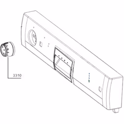Bouton rotatif pour Lave-vaisselle OCEANIC 1748651200 Appareils compatibles : [LAVE-VAISSELLE OCEANIC: ] OCEALV1249B, OCEALV1 ...