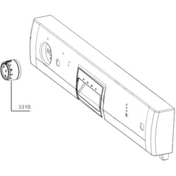 Bouton rotatif repère 3310