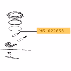 Tuyau 315mm pour Cafetière, Expresso KRUPS MS-622658 Appareils compatibles : [CAFETIÈRE, MACHINE À CAFÉ KRUPS: ] XP224010/1P1 ...