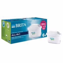 Pack de 6 cartouches Brita Maxtra pour Bouilloire, carafe BRITA Pour une eau de boisson filtrée au goût agréable Pack 6 mois  ...