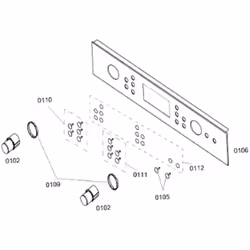 Bouton (repère 102) d'origine pour four, cuisinière BOSCH 00421603 Appareils compatibles : [FOUR, CUISINIÈRE BOSCH: ] HBN7605 ...