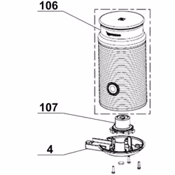 Socle aeroccino pour cafetière, expresso MAGIMIX 506324 Appareils compatibles : [CAFETIÈRE, MACHINE À CAFÉ MAGIMIX: ] 11380 B ...