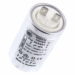 Condensateur 7 MF universel compatible pour Sèche-linge ELECTROLUX, ARTHUR MARTIN ELECTROLUX, FAURE, ZANUSSI, AEG 1256417013, ...