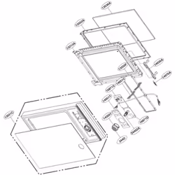 Module d'affichage pour Four micro-ondes LG EBR81500927 Appareils compatibles : [FOUR MICRO-ONDES LG: ] MS3265DDS, MS4265DDS, ...