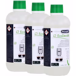 Détartrant 500ml ECODECALK (lot de 3 x 500ml) pour cafetière, Expresso DELONGHI ECODECALK : Le détartrant universel pour tout ...