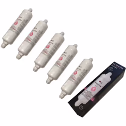 Lot de 5 filtres à eau externe pour Réfrigérateur. Référence de la pièce : ADQ73693903*5, Marque : LG.