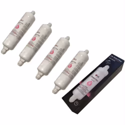 Lot de 4 filtres à eau externe pour Réfrigérateur. Référence de la pièce : ADQ73693903*4, Marque : LG.