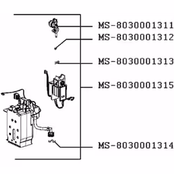 Clapet (repère MS-8030001311) pour Cafetière, Expresso KRUPS MS-8030001311 Appareils compatibles : [CAFETIÈRE, MACHINE À CAFÉ ...
