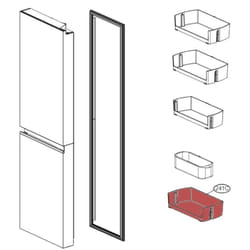 Balconnet inférieur (repère 241C) 413X203X106 mm