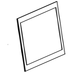 Vitre intermédiaire d'origine 476X396 mm