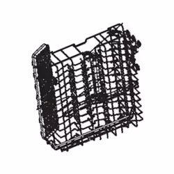 Panier supérieur pour Lave-vaisselle OCEANIC, CONTINENTAL EDISON, PROLINE, DAEWOO, CURTISS, GENERISS 445H17 Appareils compati ...