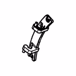 Charnière de porte pour Sèche-linge CANDY, HOOVER, IBERNA 40012724, 40009145 Appareils compatibles : [SÈCHE-LINGE CANDY: ] CS ...