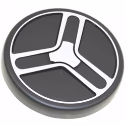 Roue noire pour Aspirateur ROWENTA RS-2230001783 Appareils compatibles : [ASPIRATEUR MOULINEX: ] MO3711PA/4Q0, MO3713PA/4Q0,  ...