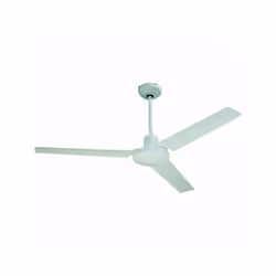 Farelek - Ventilateur de Plafond - Plafonnier seychelles ø 122 cm - réversible - 3 pales métal laquées blanc - 112416