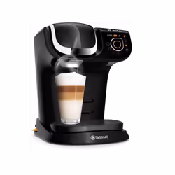 La cafetiere Tassimo TAS6502 de BOSCH est une machine a café multi-boissons qui vous permet de préparer des boissons espresso ...