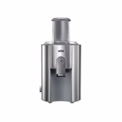 La centrifugeuse BRAUN J700 est équipée d'un puissant moteur de 1000 W et de 2 vitesses pour extraire facilement le jus de vo ...