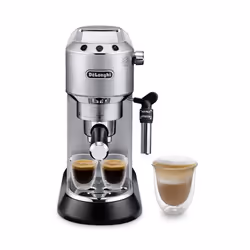De’Longhi EC685.M, Machine à expresso, 1,1 L, Dosette de café, 1300 W, Noir, Acier inoxydable